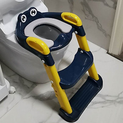 Thang Bô, Thang Đi Vệ Sinh Có Nắp Đậy Tiện Lợi Dành Cho Bé Trai Và Bé Gái - Hàng Chính Hãng 