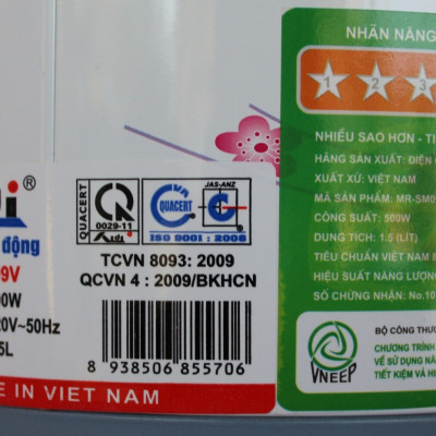 Nồi cơm điện Aidi MR-SM 09V - Màu Ngẫu Nhiên - Chính Hãng