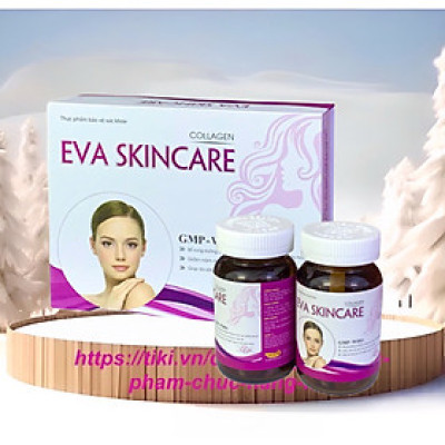 Viên uống đẹp da Eva Skincare Vinapharco, hộp 60v, trắng da, hạn chế lão hoá