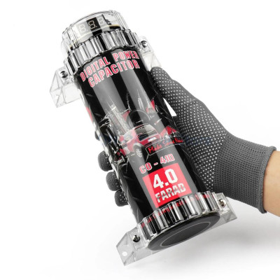 Tụ điện âm thanh ô tô, tụ bù điện cải thiện hiệu suất và trải nghiệm âm thanh trong xe hơi 4.0F 9.0F