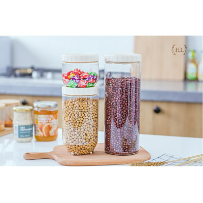 BỘ 5 HŨ THỦY TINH NẮP NHỰA INTERLOCK KHÁNG KHUẨN | HŨ THỦY TINH 5 CHI TIẾT THÔNG MINH