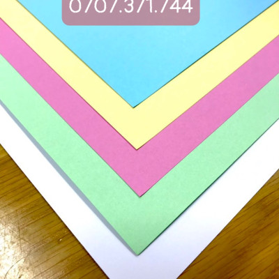 Xấp 10 Tờ Bìa Giấy Thái A4 Định Lượng 160gsm Giấy Bìa Cứng Làm Thủ Công Nhiều Màu