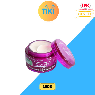Kem Body Dưỡng Trắng Da Toàn Thân Chống Nắng VIP Nhau Thai Cừu OLY HT Chính Hãng 150G