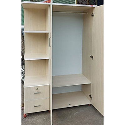 Tủ áo nhựa Juno Sofa màu gỗ sồi ngang 1m2 x cao 1m8 x 48 cm