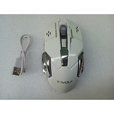 Chuột không dây cao cấp T-WOLD Q13 dùng pin sạc- Mouse ko dây T-WOLD Q13 - Hàng chính hãng