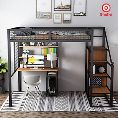 Giường tầng thông minh khung sắt Ohaha - GTS044