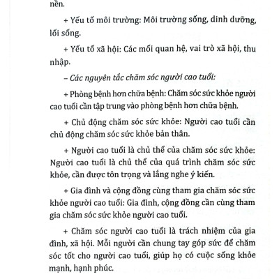 Chăm Sóc Người Cao Tuổi - HNB