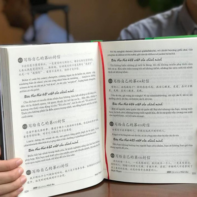 Sách - Combo 2 sách 999 bức thư viết cho chính mình song ngữ Trung việt có phiên âm MP3 nghe + Du lịch Việt Nam Ẩm thực và cảnh điểm (in màu, có audio nghe, giấy ảnh c2)+DVD tài liệu