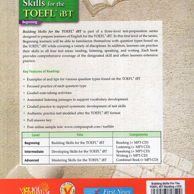 Building Skills For The Toefl IBT - Reading - Kèm CD