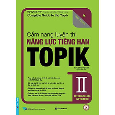 Cẩm nang luyện thi năng lực tiếng Hàn TOPIK II (kèm CD) Bản Quyền