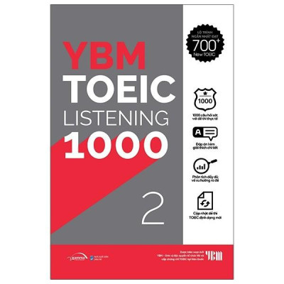 Sách YBM TOEIC LISTENING1000 Vol.2 (YBM Actual Toeic Tests LC 1000) - Alphabooks - BẢN QUYỀN