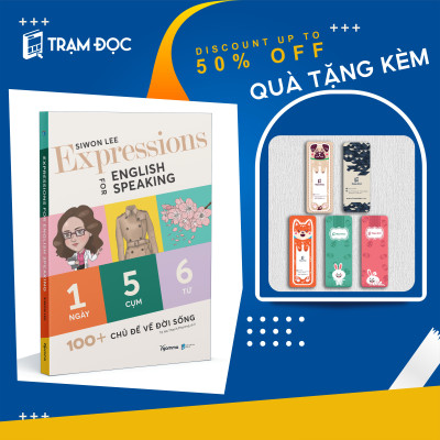 Trạm Đọc Official | Expressions For English Speaking - 1 Ngày 5 Cụm 6 Từ