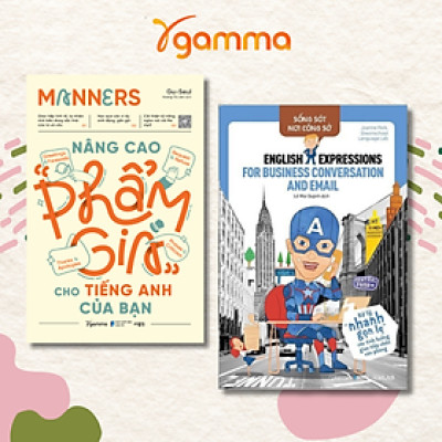 Combo: Manners - Nâng Cao “Phẩm Giá” Cho Tiếng Anh Của Bạn + Sống Sót Nơi Công Sở - Xử Lý Nhanh Gọn Lẹ Các Tình Huống Giao Tiếp Chốn Văn Phòng