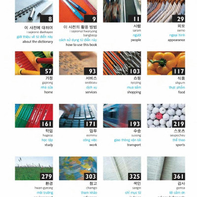 Korean Vietnamese English Trilingual Dictionary
