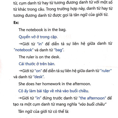 Giới Từ Trong Tiếng Anh