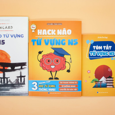 COMBO HACK NÃO TỪ VỰNG TIẾNG NHẬT N5 + N4 + 1700 TỪ VỰNG GIAO TIẾP TIẾNG NHẬT - Ghi nhớ siêu tốc từ vựng qua 3 phương pháp ÂM THANH TƯƠNG TỰ - TỪ GIỐNG NHAU VÀ CHUYỂN ÂM HÁN VIỆT
