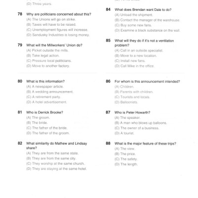 New TOEIC Actual Test Part 3,4 (Kèm CD)