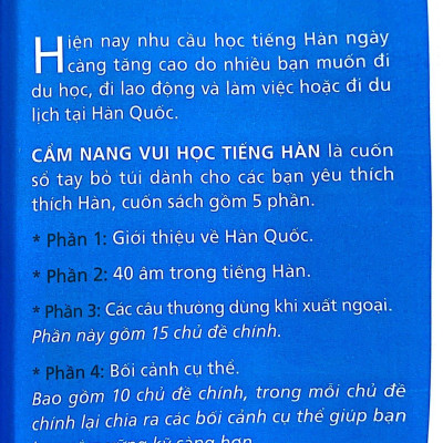 Cẩm Nang Vui Học Tiếng Hàn