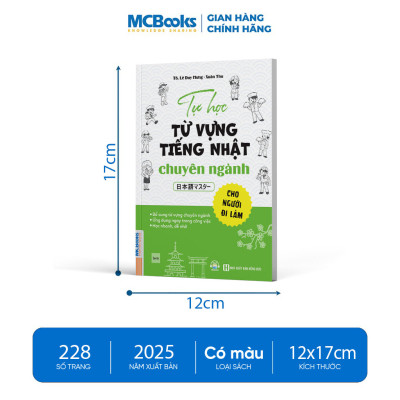 Sách - Tự Học Từ Vựng Tiếng Nhật Chuyên Ngành Cho Người Đi Làm