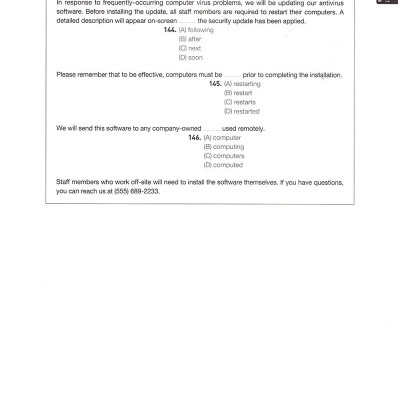 Complete TOEIC Reading Comprehension