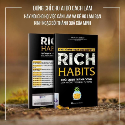 Sách - Rich Habits - Thói Quen Thành Công Của Những Triệu Phú Tự Thân - MCBooks