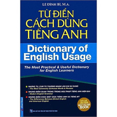 Sách - Từ Điển Cách Dùng Tiếng Anh - First News