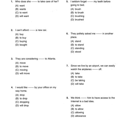 Developing Skills For The Toeic Test
