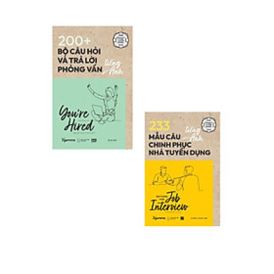 Combo 200+ Bộ Câu Hỏi Và Trả Lời Phỏng Vấn Tiếng Anh + 233 Mẫu Câu Tiếng Anh Chinh Phục Nhà Tuyển Dụng (Bộ 2 Cuốn) _AL