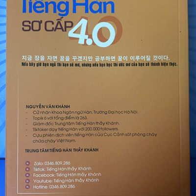 Ngữ Pháp Tiếng Hàn Sơ Cấp 4.0