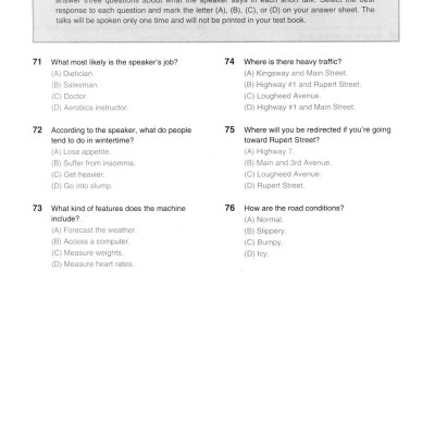 New TOEIC Actual Test Part 3,4 (Kèm CD)