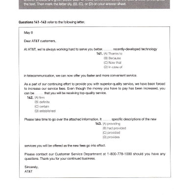Complete TOEIC Reading Comprehension