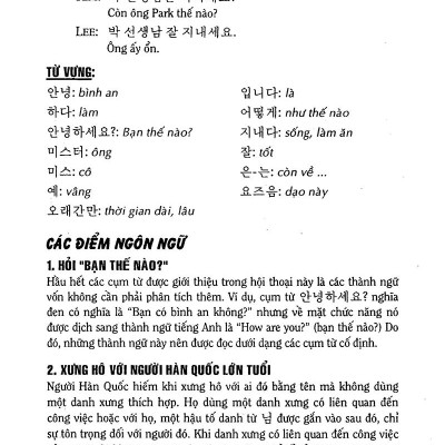 Học Tiếng Hàn Cho Người Bận Rộn