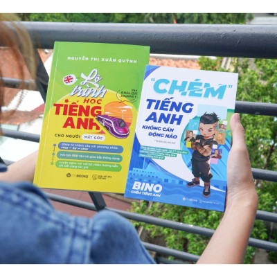 Combo Sách Chinh Phục Tiếng Anh: Chém Tiếng Anh Không Cần Động Não + Lộ Trình Học Tiếng Anh Cho Người Mất Gốc