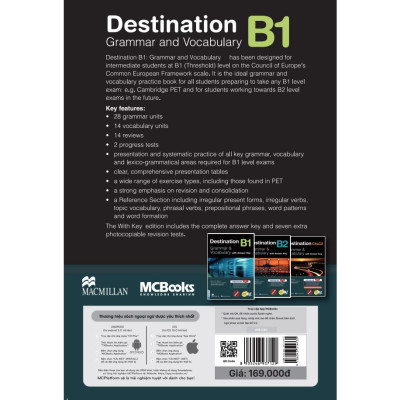 Sách - Destination B1 & B2 Grammar and Vocabulary Kèm Đáp Án - MC