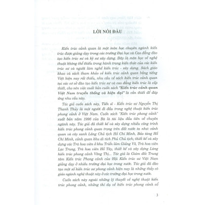 Sách - Kiến Trúc Cảnh Quan Việt Nam - Truyền Thống Và Hiện Đại - NXB Xây Dựng