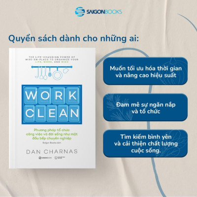 Sách - Work Clean - Dan Charnas - Saigon Books