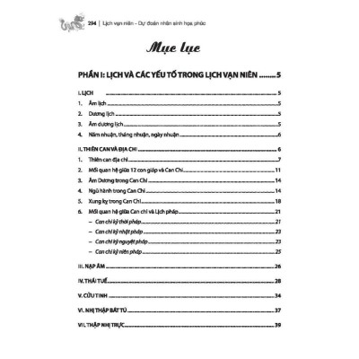 Sách - Lịch Vạn Niên Dự Đoán Nhân Sinh Họa Phúc 2025-2040 - Bìa Mềm - Minh Thắng