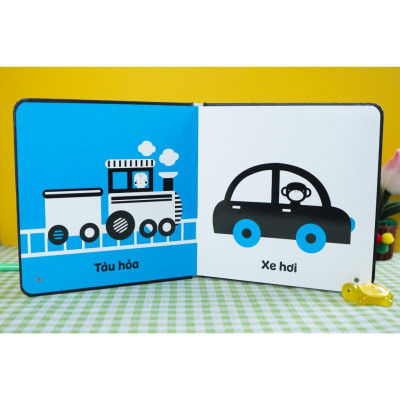Sách - Kích thích thị giác và xúc giác - Cho trẻ 0 - 3 tuổi - Combo 4 Cuốn - Đinh Tị Books