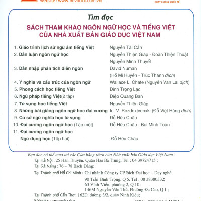 Cơ Sở Ngôn Ngữ Học Và Tiếng Việt (Tái bản lần thứ mười lăm) - Mai Ngọc Chừ; Vũ Đức Nghiệu; Hoàng Trọng Phiến