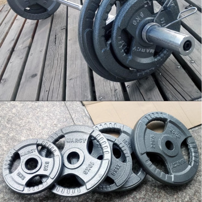 Tạ đĩa Gang bọc cao su FED-KB-5 phi 50- Loại 5kg (2 cái)