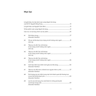 Luận Cương Người Liên Bang - Bản Quyền