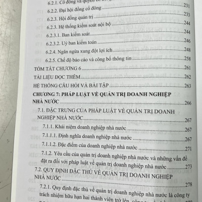 GIÁO TRÌNH PHÁP LUẬT QUẢN TRỊ CÔNG TY