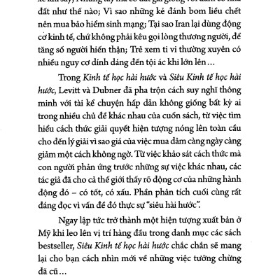 Siêu Kinh Tế Học Hài Hước (Tái Bản) (Tặng Cây Viết Galaxy)