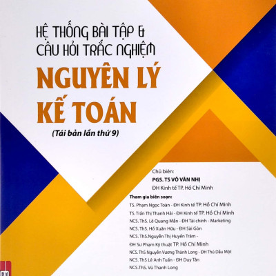 Combo Nguyên Lý Kế Toán + Hệ Thống Bài Tập Và Câu Hỏi Trắc Nghiệm Nguyên Lý Kế Toán (Bộ 2 Cuốn)
