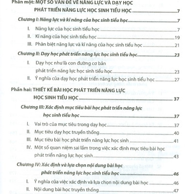 Thiết Kế Bài Học Phát Triển Năng Lực Học Sinh Tiểu Học