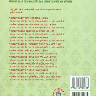 Combo Giáo Trình Tư Tưởng Hồ Chí Minh + Giáo Trình Kinh Tế Chính Trị Mác – Lênin (Dành Cho Bậc Đại Học Hệ Không Chuyên Lý Luận Chính Trị) - Bộ mới năm 2021