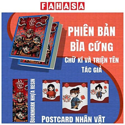 Sách - Tết Ở Làng Địa Ngục - Tập 2 - U Hồn Tượng Đất - Bìa Cứng - Tặng Kèm Chữ Ký Tác Giả + Bookmark + Set 3 Postcard Nhân Vật