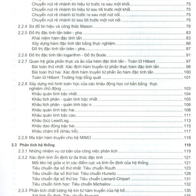 Cơ Sở Lý Thuyết Điều Khiển Tuyến Tính (Xuất bản lần thứ ba, có sửa chữa và bổ sung, năm 2023)