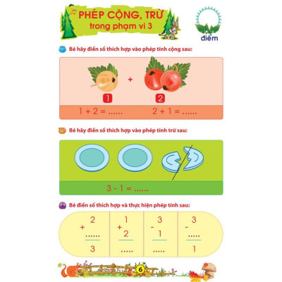 Sách - Bé Chuẩn Bị Vào Lớp 1 - Vở Bé Làm Toán Phát Triển Trí Tuệ - Dành Cho Bé Từ 5 - 6 Tuổi - Minh Thắng