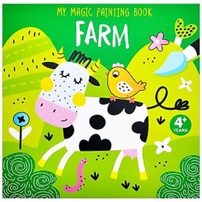 Magic Painting Activity Book - Farm
